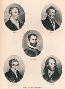 Great Musicians - Plate XV by Unbekannt