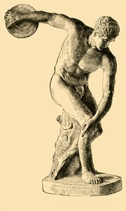 Greek Athlete Throwing the Discus by Unbekannt