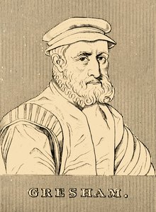 Gresham, c1519-1579, 1830 by Unbekannt