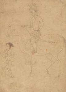 Groom and Rider by Unbekannt