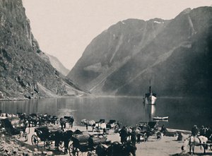 Gudvangen, Naeroyfjord by Unbekannt