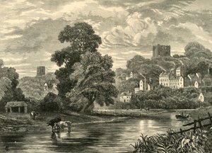 Guildford from the River, 1898 by Unbekannt
