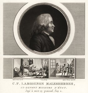 Guillaume-Chretien de Lamoignon de Malesherbes, French statesman by Unbekannt
