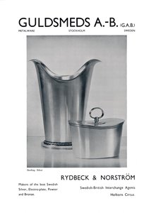 Guldsmeds A.-B. G.A.B. - Sterling Silver - Rydbeck & Norström