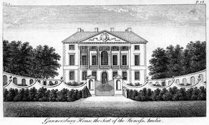 Gunnersbury House, the Seat of Princess Amelia by Unbekannt