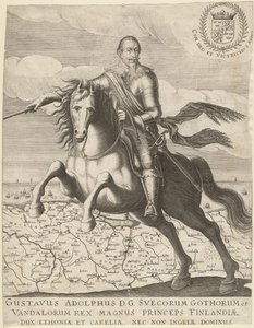 Gustavus Adolphus Before the Map of Pomerania, 1630