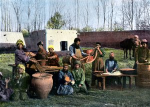 Gut-dressing works, Bukhara, Uzbekistan by Unbekannt