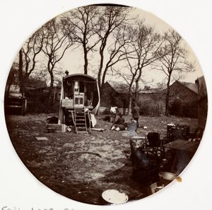 Gypsy camp, c 1890