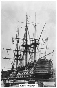 HMS Victory, Portsmouth, Hampshire, 1936 by Unbekannt