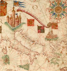 HM 1549, Luís Teixeira, Portolan Chart. Lisbon, ca. 1600 by Unbekannt