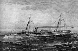 HM Torpedo Gun Boat Rattlesnake, 1887