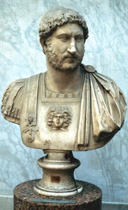 Hadrian, Roman Emperor from 117 by Unbekannt