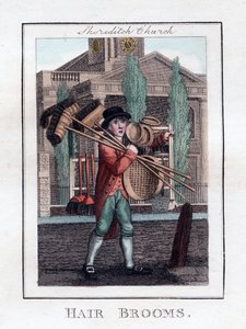 Hair Brooms, Shoreditch Church, London