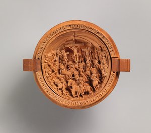 Half of a Prayer Bead with the Crucifixion by Unbekannt