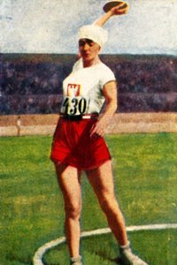 Halina Konopacka of Poland, World Champion Discus-Thrower