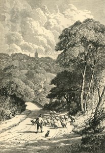 Hampstead, from the Kilburn Road, c1876 by Unbekannt