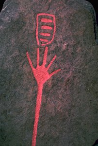 Hand Inscribed on Stone, Bronze Age by Unbekannt