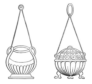 Hanging Lamps, 9th Century by Unbekannt