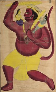 Hanuman, c. 1880 by Unbekannt