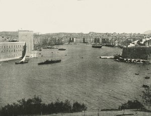Harbour view, Marseilles, France, 1895