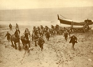 Hauling the Lifeboat by Unbekannt