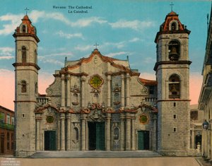 Havana Cathedral, Cuba, c1920 by Unbekannt