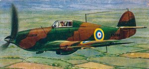 Hawker Hurricane Fighter, 1938