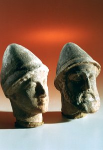 Heads of Dignitaries, Kerkouane, Tunisia, 3rd Century BC