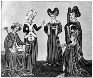 Heart-shaped Headdresses, 15th Century