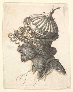 Helmeted Head by Unbekannt