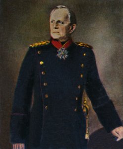 Helmuth von Moltke 1800-1891. - Painting by Lenbach, 1934 by Unbekannt