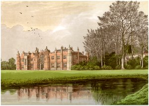 Hengrave Hall, Suffolk, Home of the Gage Family, c1880