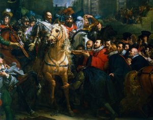 Henry IV of France entering Paris, 22 March 1594, 19th century