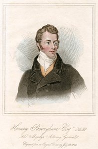 Henry Peter Brougham, 1st Baron Brougham and Vaux, Scottish Lawyer and Politician by Unbekannt
