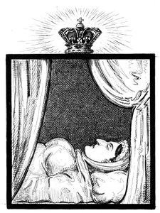 Her Majesty Queen Caroline a few hours after her death