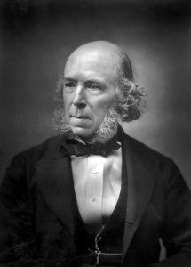 Herbert Spencer 1820-1903, late 19th century by Unbekannt