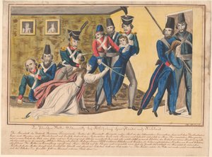 Heroism of the Polish Mothers During Convoying Their Children to Russia, 1832