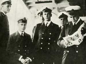 His Majesty Seated Among His Fellow Cadets by Unbekannt
