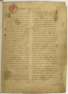 Historia Brittonum by Nennius. First Page of Manuscript
