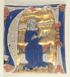 Historiated Initial A Excised from a Bible by Unbekannt