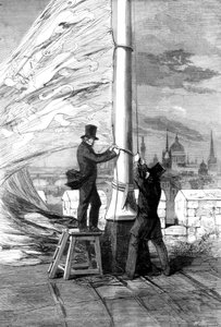 Hoisting the Royal Standard at the Tower of London by Unbekannt