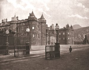 Holyroodhouse, Edinburgh, Scotland, 1894 by Unbekannt