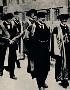 Honorary Degree at Oxford, 1925