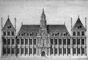 Hotel de Ville, Reims, France by Unbekannt
