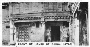 House of Baina, Patan, India, c1925