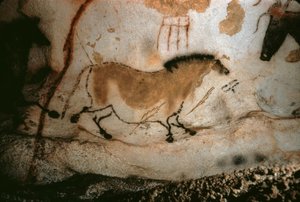 Cave Painting in Lascaux, France