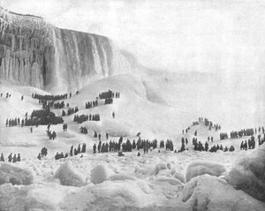 Ice Mountain, Niagara, New York State, USA