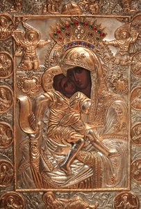 Icon in Saint-Antoine-le-Grand Orthodox Church, Saint-Laurent-en-Royans, France by Unbekannt