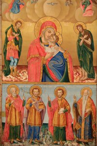 Icon in Saint Dimitrios Orthodox Church, Thessaloniki, Greece