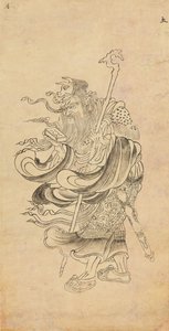 Iconographic Drawing of Saturn Doyo, 12th century by Unbekannt